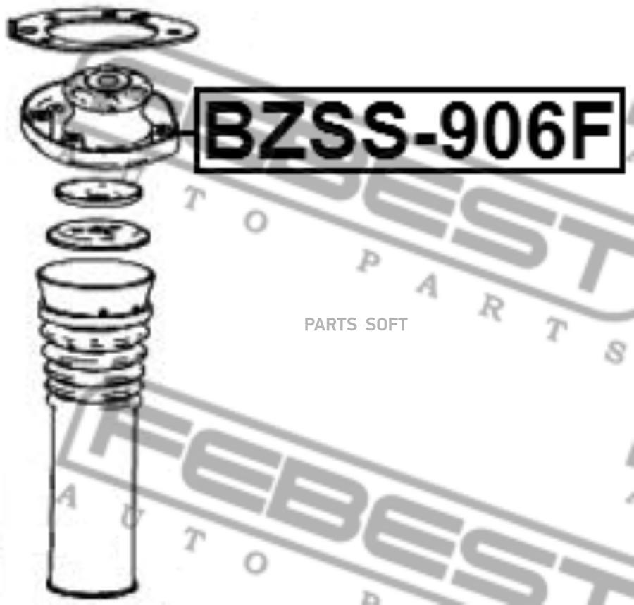 

Опора переднего амортизатора FEBEST BZSS-906F