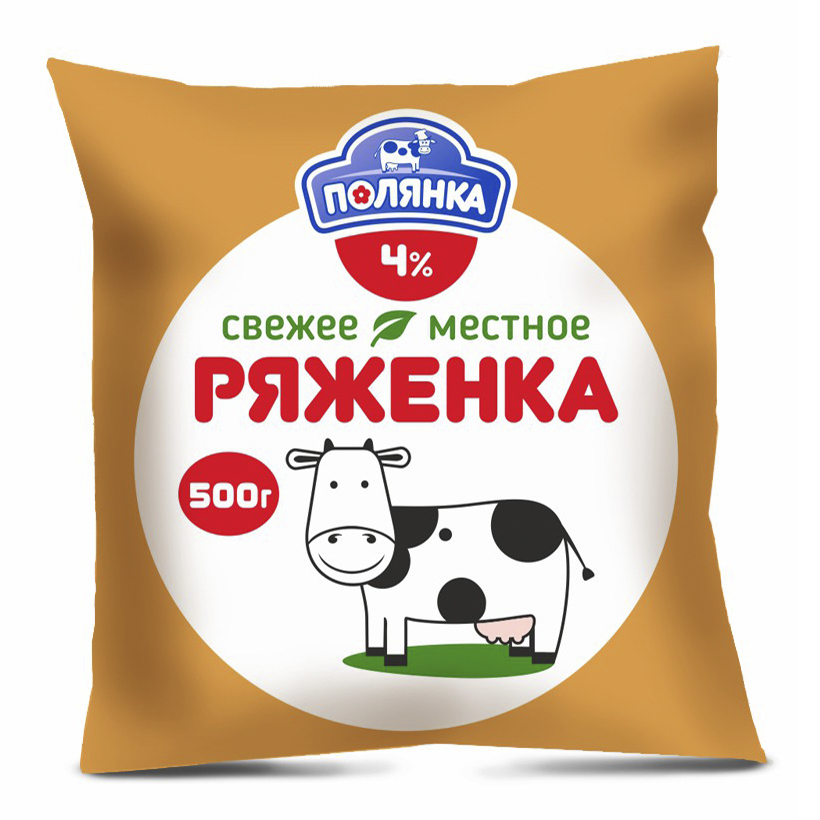 

Ряженка Полевское 4% БЗМЖ 500 мл