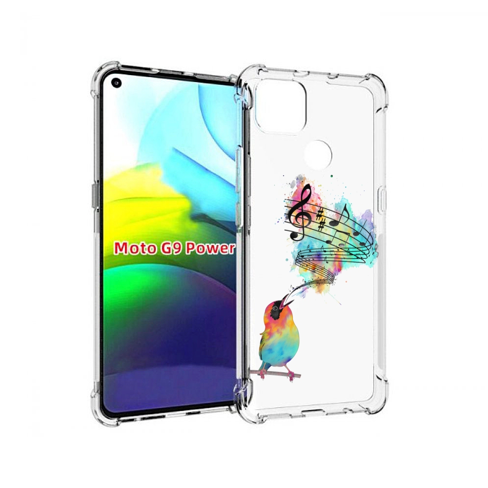 

Чехол MyPads певчая птичка для Motorola Moto G9 Power, Прозрачный, Tocco