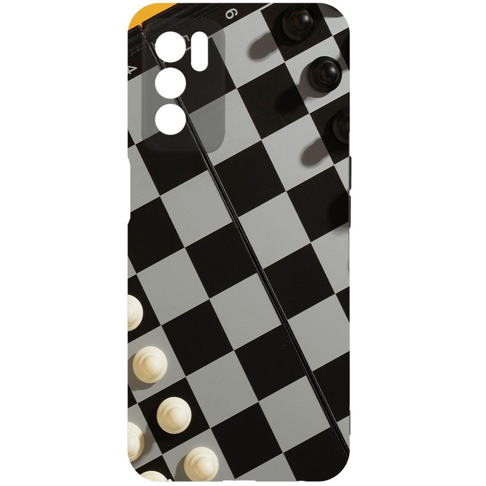 

Чехол-накладка Krutoff Soft Case Шахматы для Oppo A16