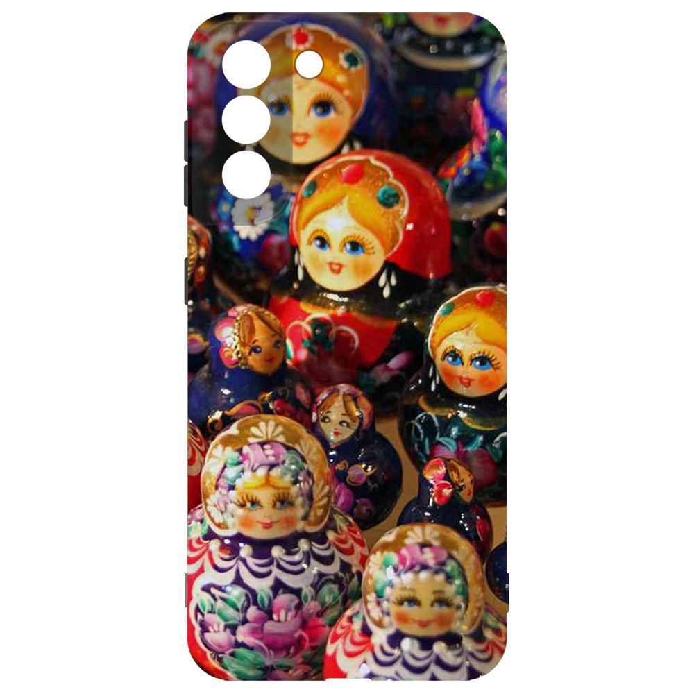 

Чехол-накладка Krutoff Soft Case Матрешка для Samsung Galaxy S21 FE (G990), Черный