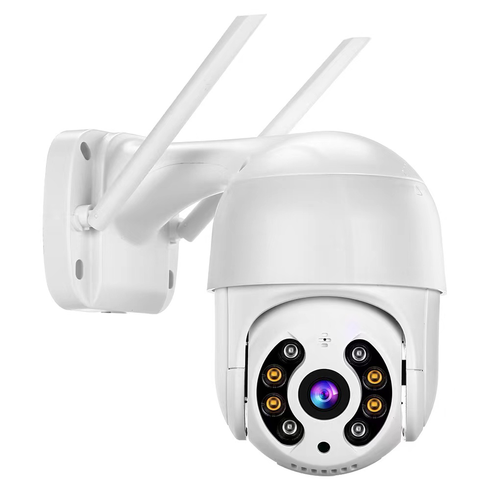 

Уличная поворотная беспроводная ip камера WiFi Smart Camera 1080P HD, готовый комплект вид, Белый