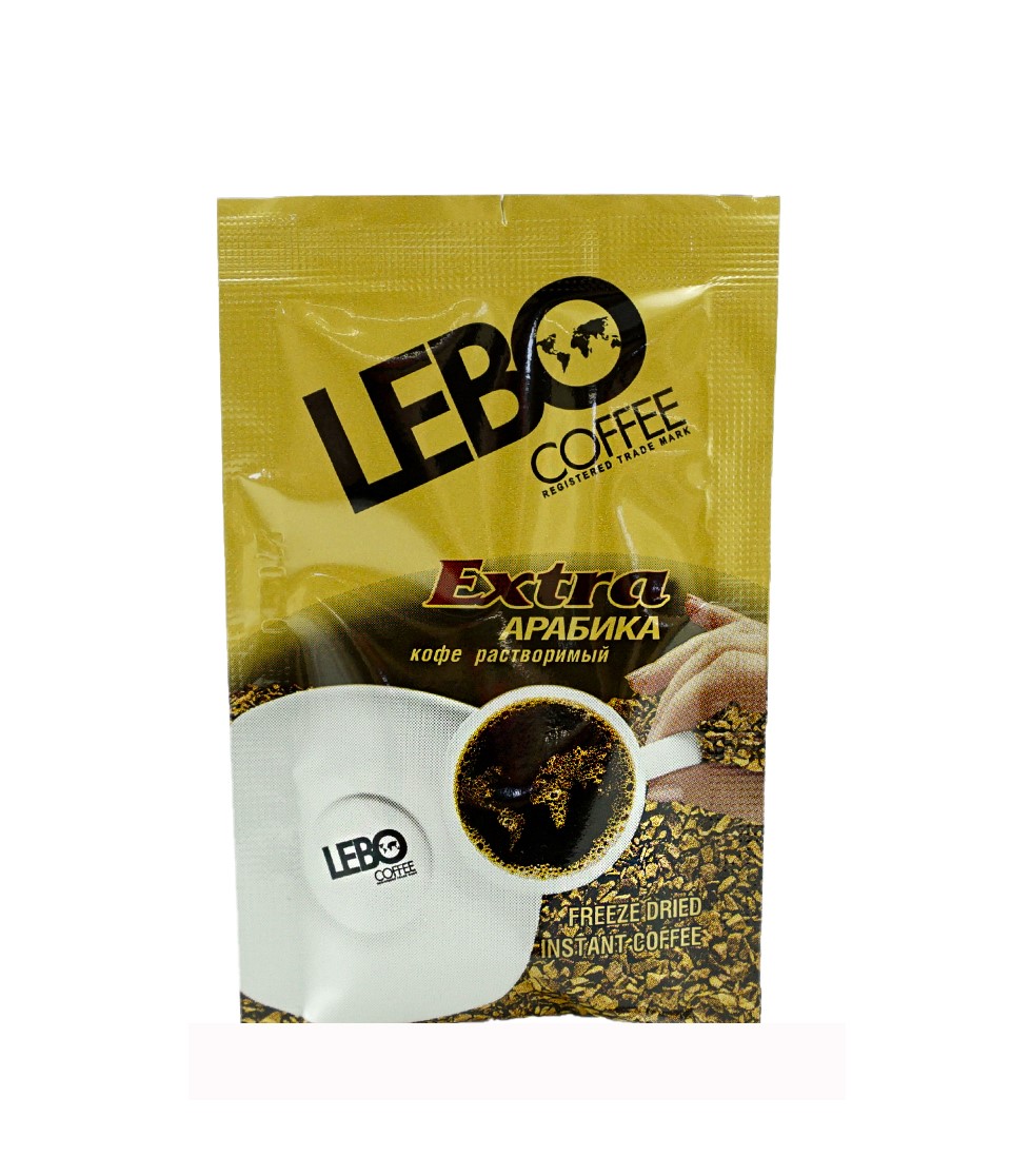 Кофе Lebo Extra арабика растворимый 2 г