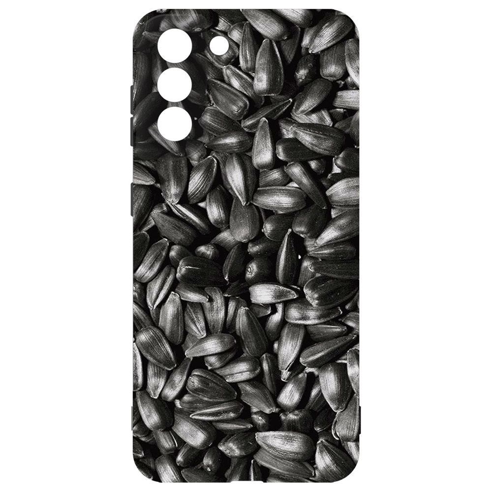 Чехол-накладка Krutoff Soft Case Семечки для Samsung Galaxy S21 FE (G990)