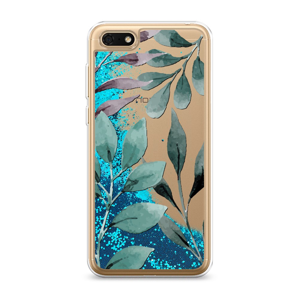 

Чехол Awog на Honor 7A/Y5 Prime 2018/Y5 2018 "Листы цветов", Разноцветный, 66393-1