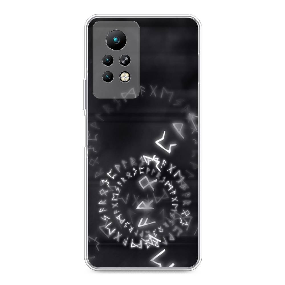 

Чехол для Infinix Note 11 Pro "Руны", Серый;черный, 3100550-3