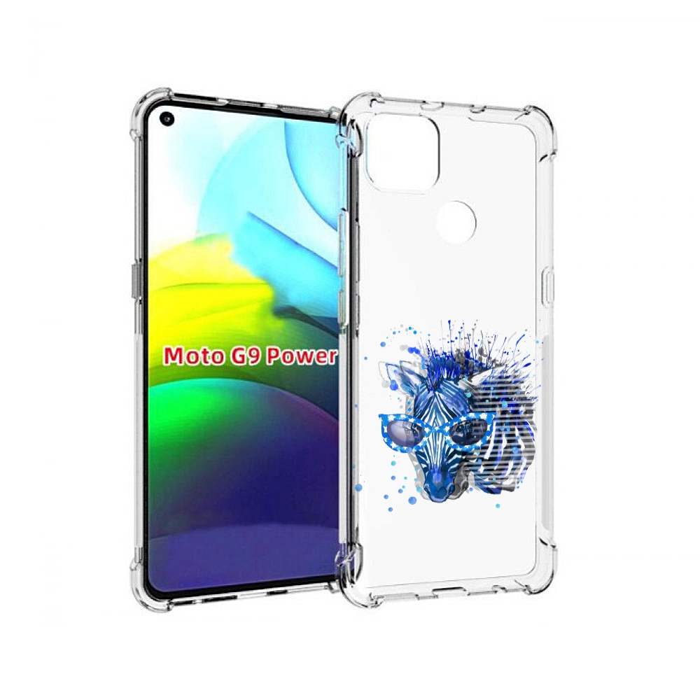 

Чехол MyPads расплывчатая зебра для Motorola Moto G9 Power, Прозрачный, Tocco