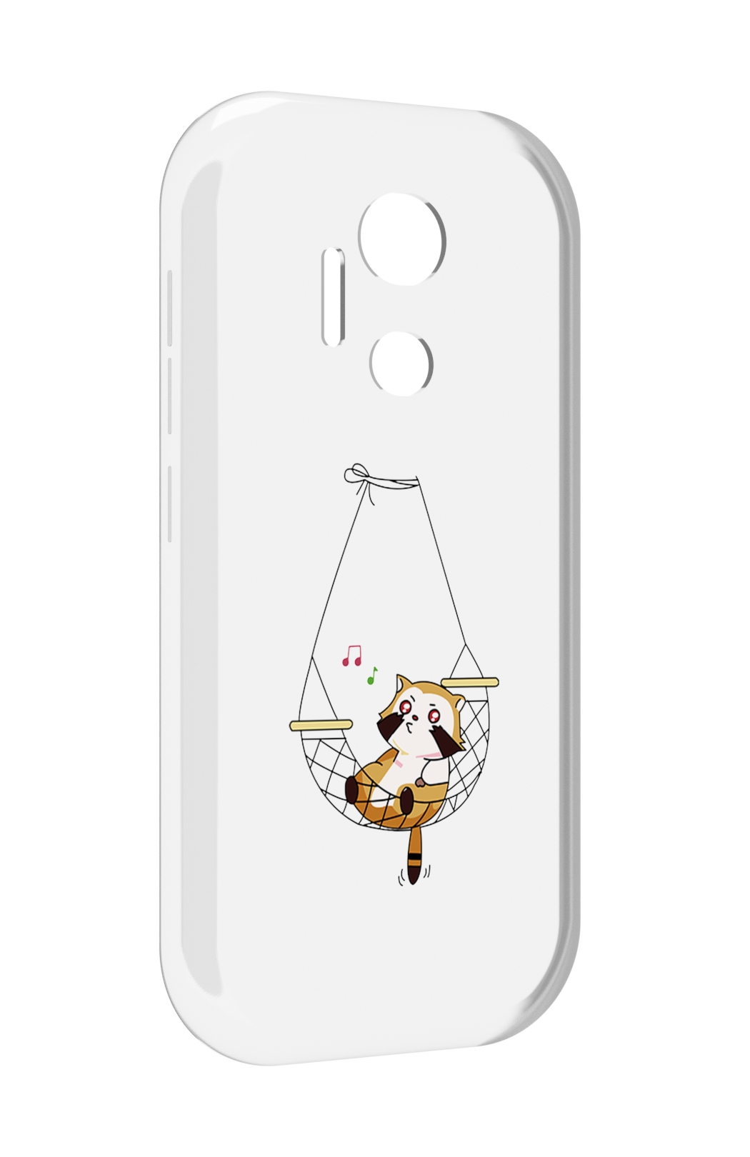 

Чехол MyPads енот-на-гамаке для doogee x97 pro, Прозрачный, Tocco