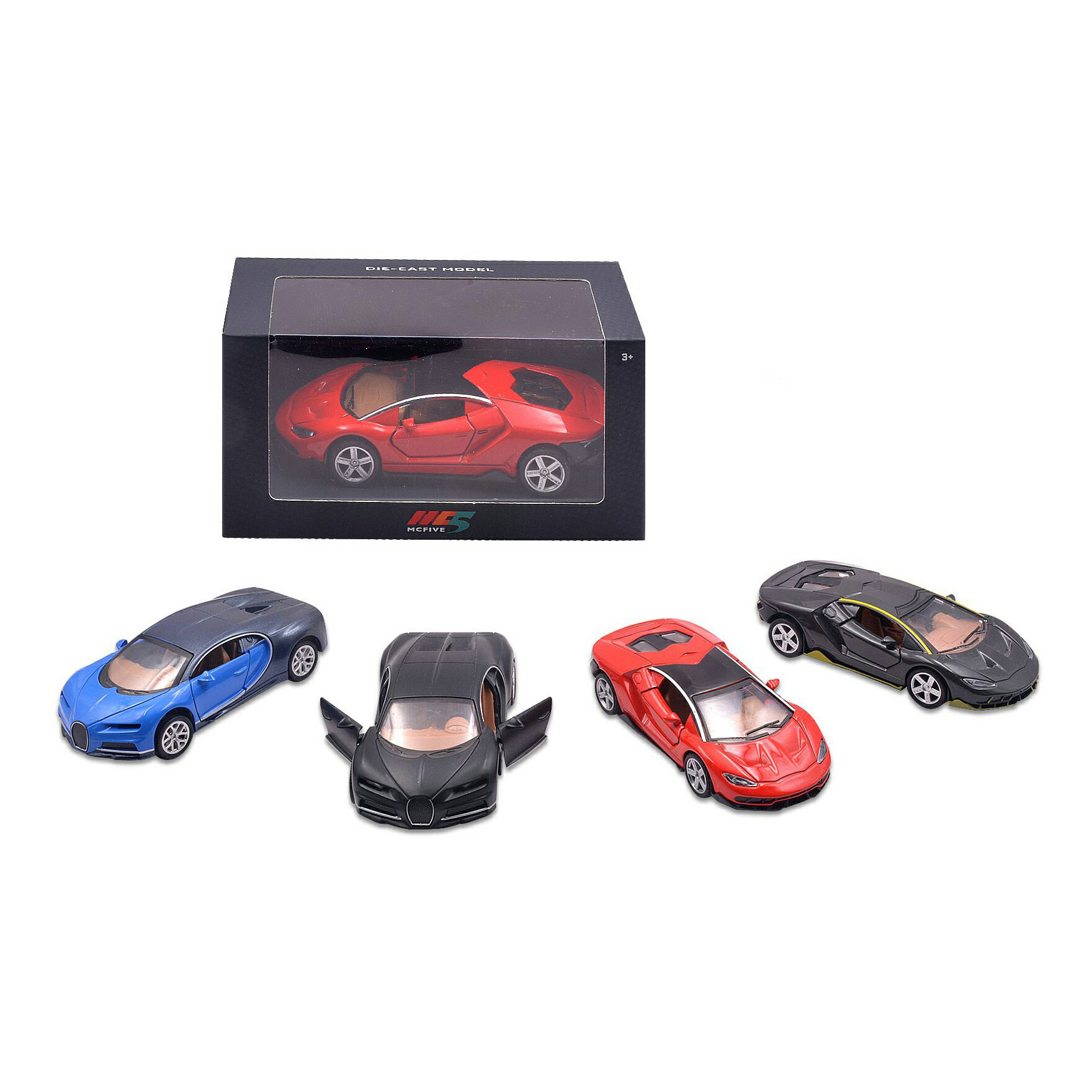 

Машинка спортивная Die-cast со световыми эффектами в ассортименте, Розовый