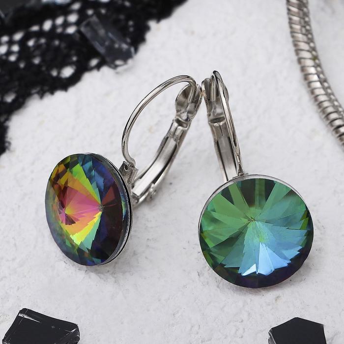 

Серьгииз бижутерного сплава Queen Fair Яркая классика, стекло, Яркая классика