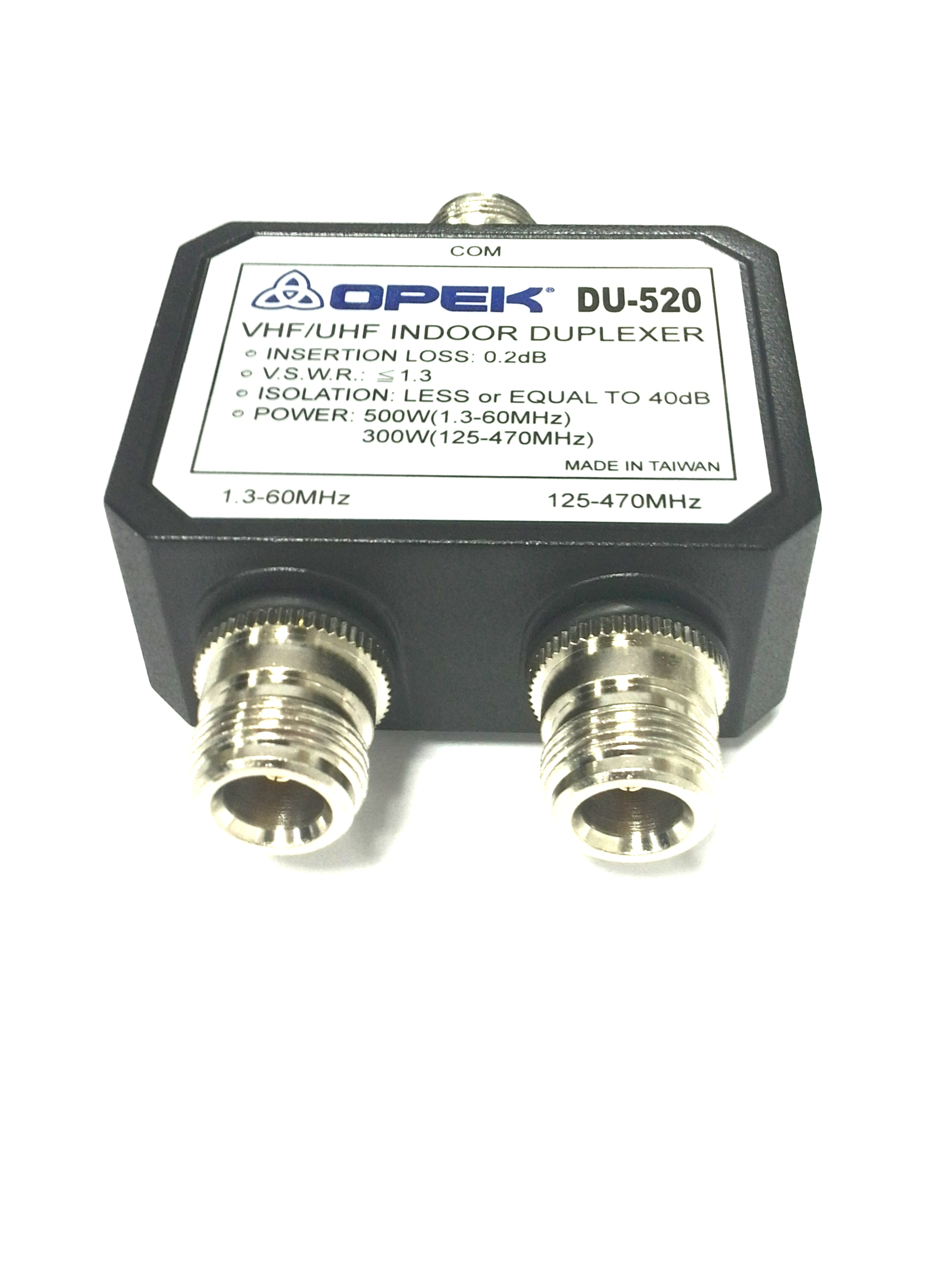 Дуплексер OPEK DU-520A HF 13-60 МгцUHF 125-470 Мгц 4558₽