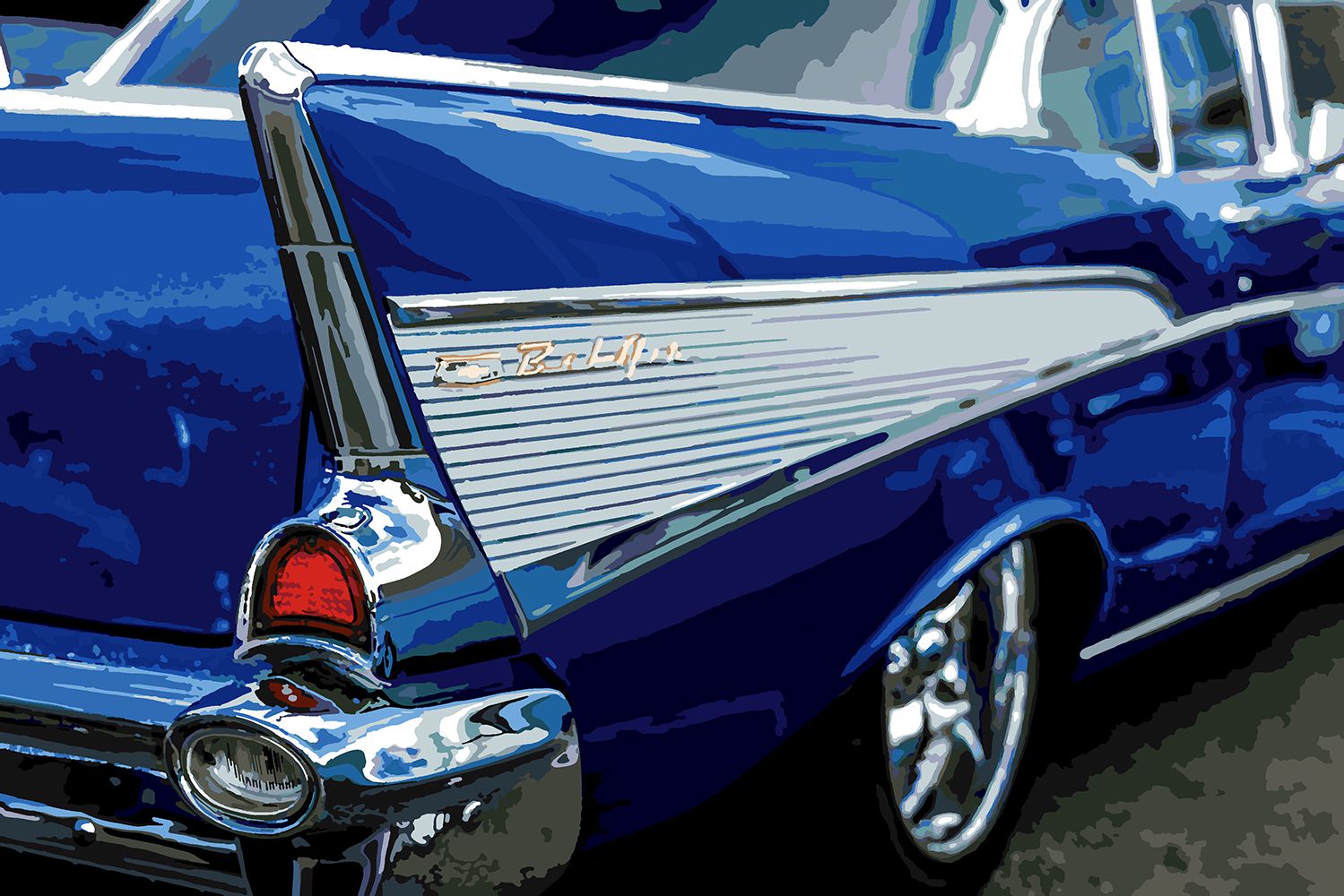 

Картина по номерам Красиво Красим Chevrolet Bel Air 1957, 100 х 150 см, Chevrolet Bel Air 1957