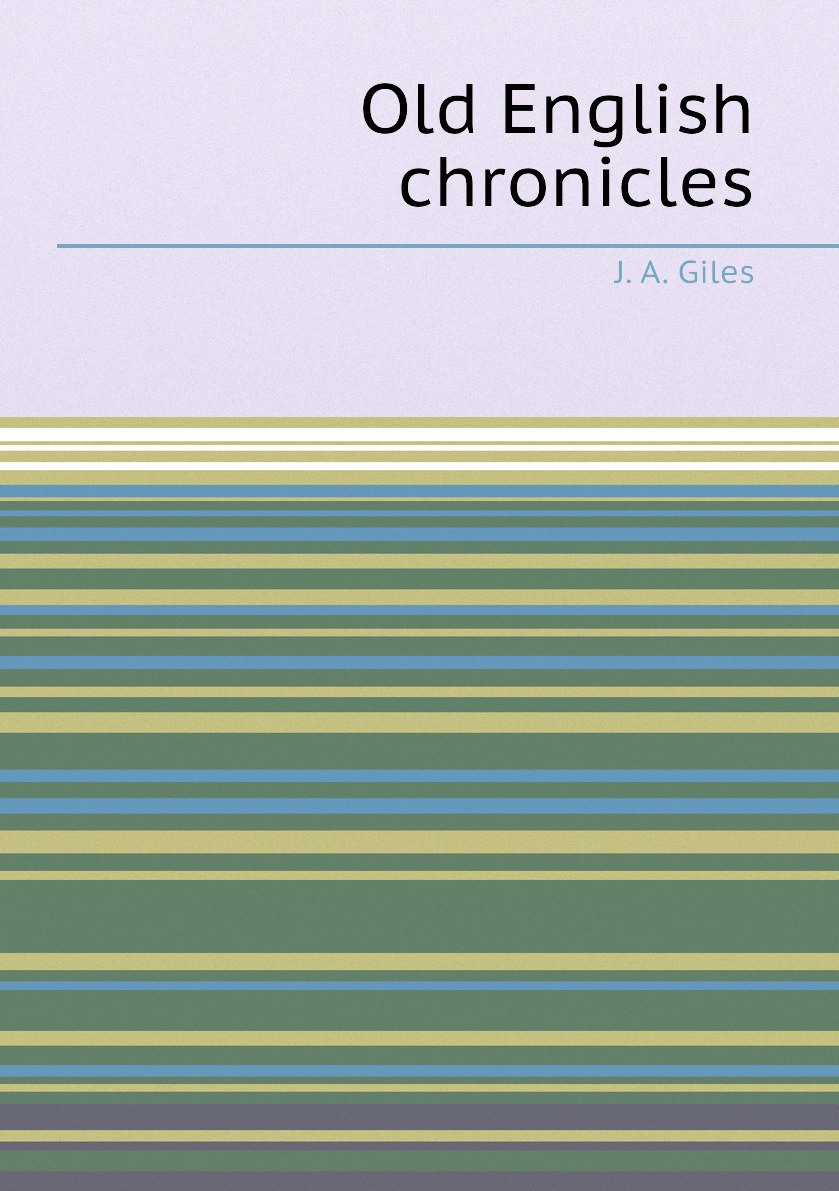 

Old English chronicles