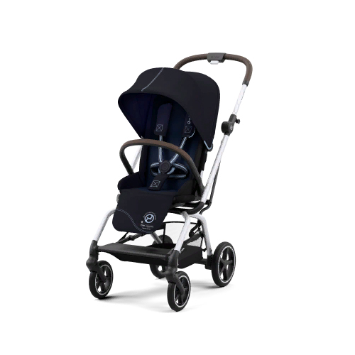 

Прогулочная коляска Cybex Eezy S Twist + 2 (шасси Silver) new (ocean blue), Eezy S Twist