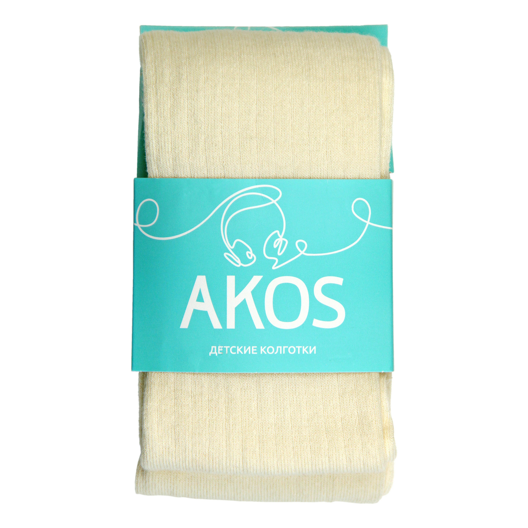 

Колготки детские Akos хлопок бежевые р 146-152, Бежевый