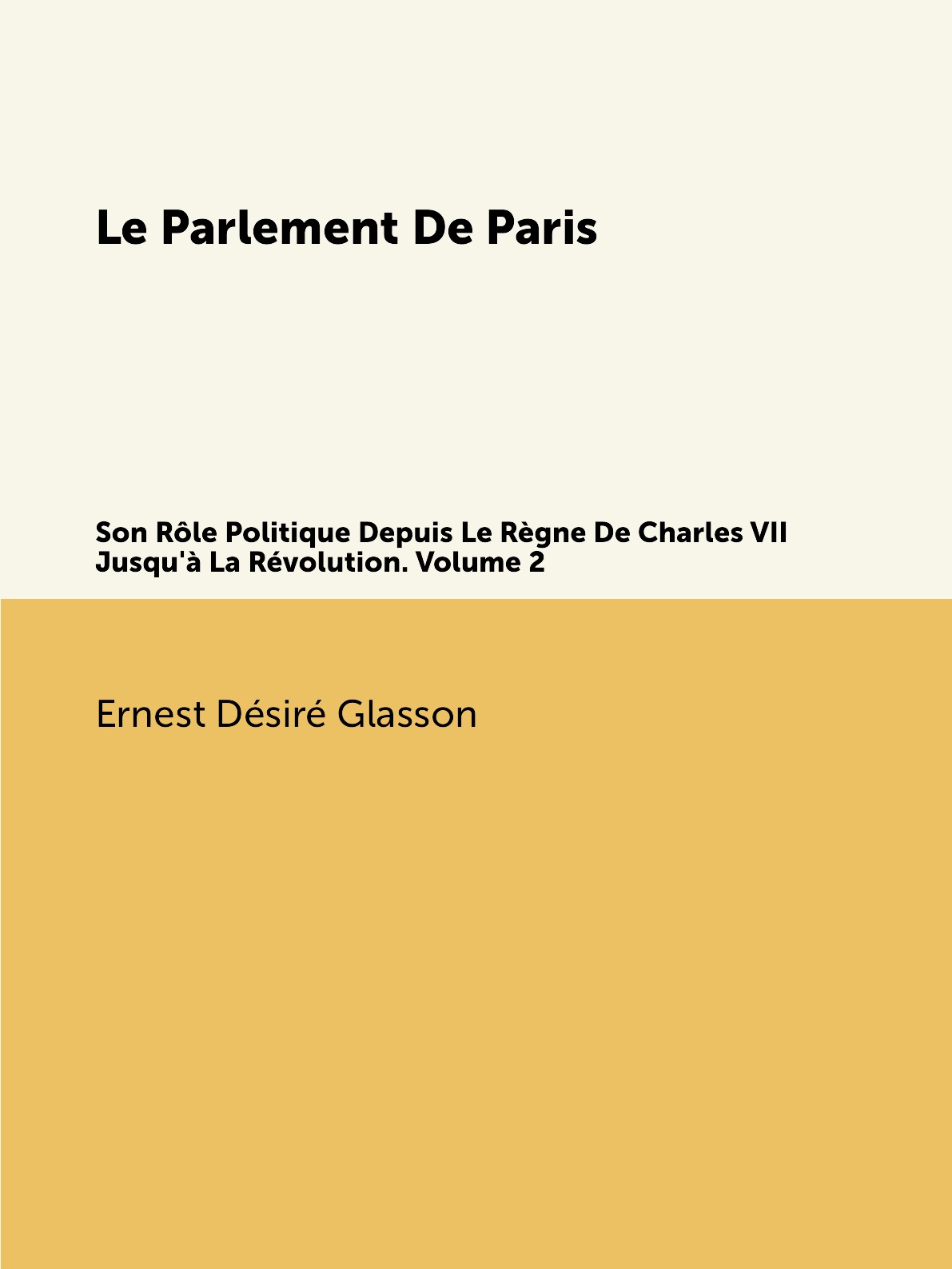 

Le Parlement De Paris