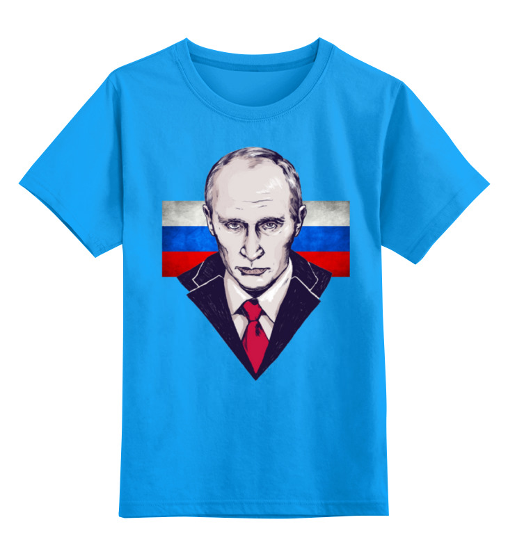 

Детская футболка классическая Printio Putin, р. 140, 0000000656521