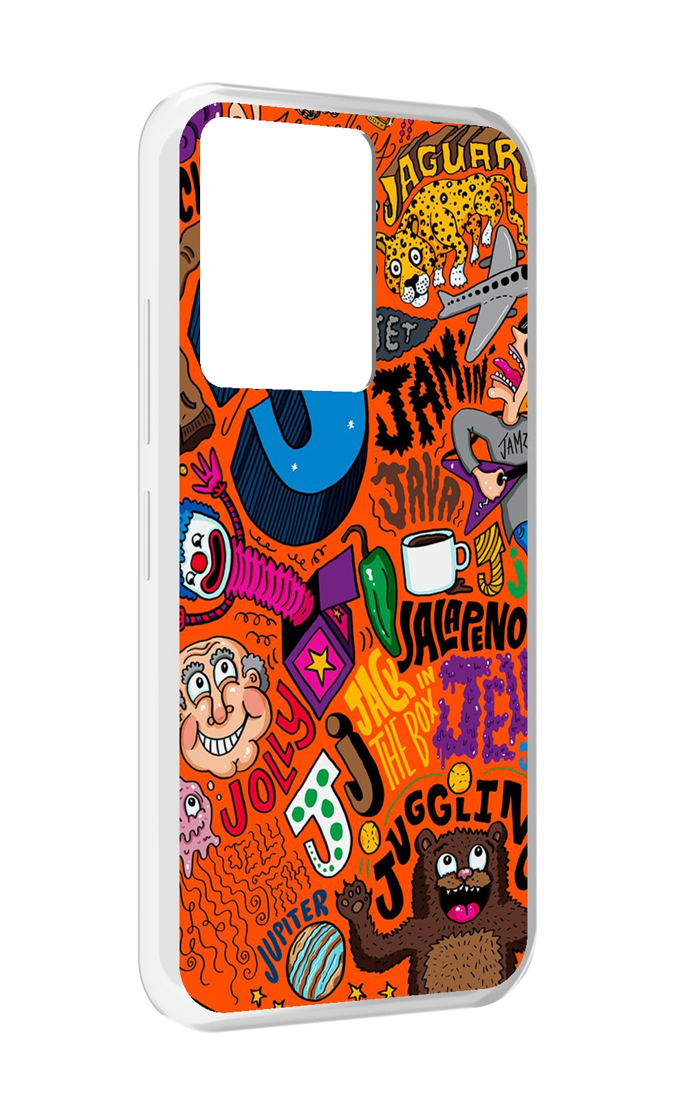 

Чехол Mypads Funky-Decor Для Infinix Note 12 5G X671/Note 12 Pro 5G, Прозрачный, Tocco