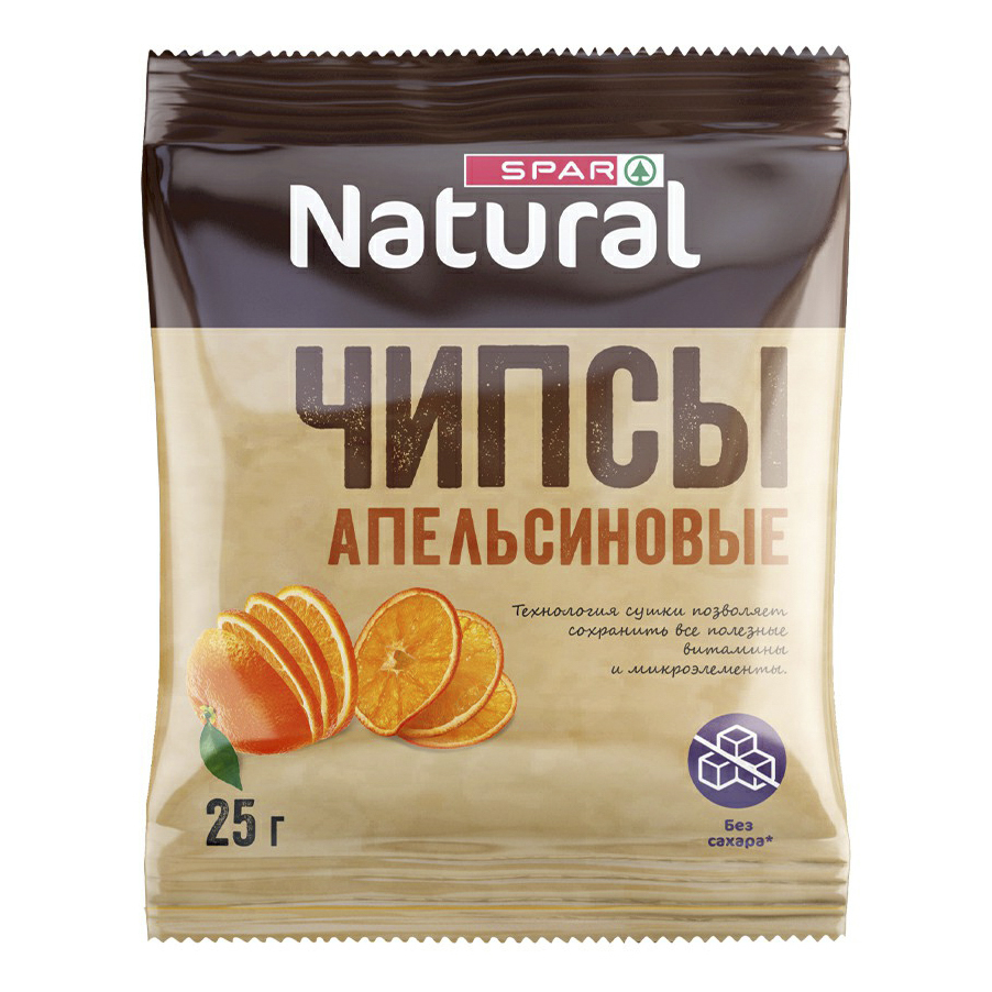 

Чипсы фруктовые Spar Natural апельсиновые 25 г
