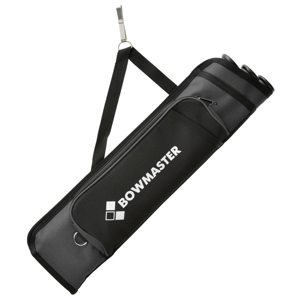 

Колчан для стрел Bowmaster 3 тубы с карманом, чёрный