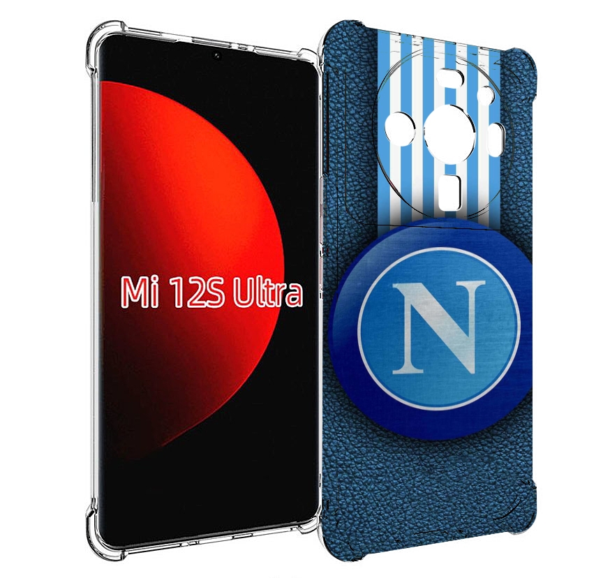 

Чехол MyPads фк наполи мужской для Xiaomi 12S Ultra, Прозрачный, Tocco