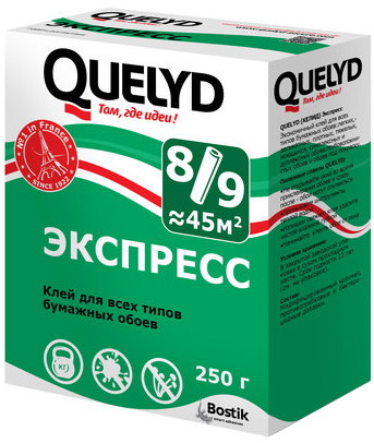 Клей QUELYD Экспресс для бумажных обоев 025кг 468₽