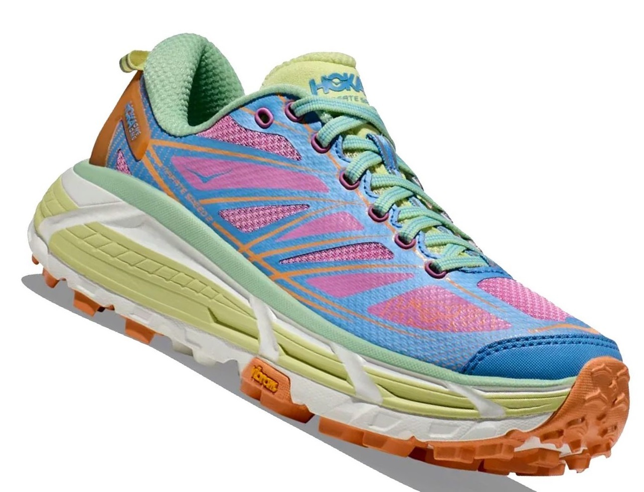 

Кроссовки унисекс Hoka Mafate Speed 2 голубые 11 US, Голубой, Mafate Speed 2