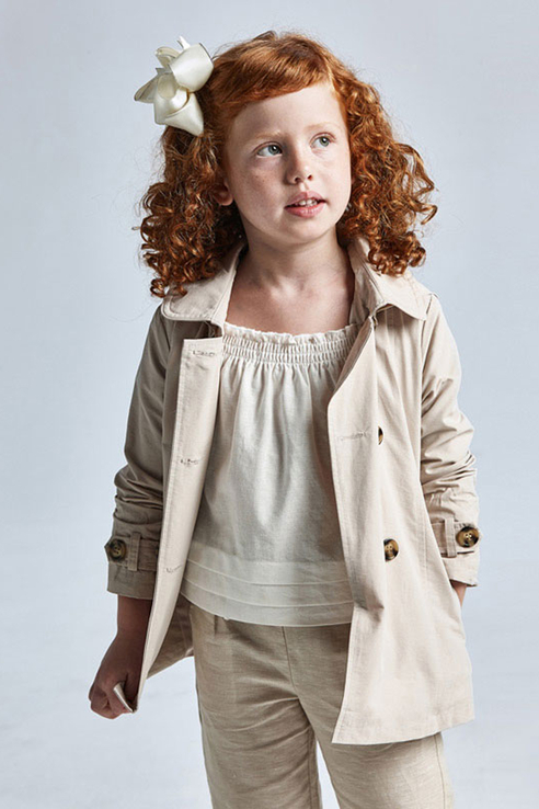 

Плащ для девочек Mayoral цв. бежевый р-р. 116, 3487/21