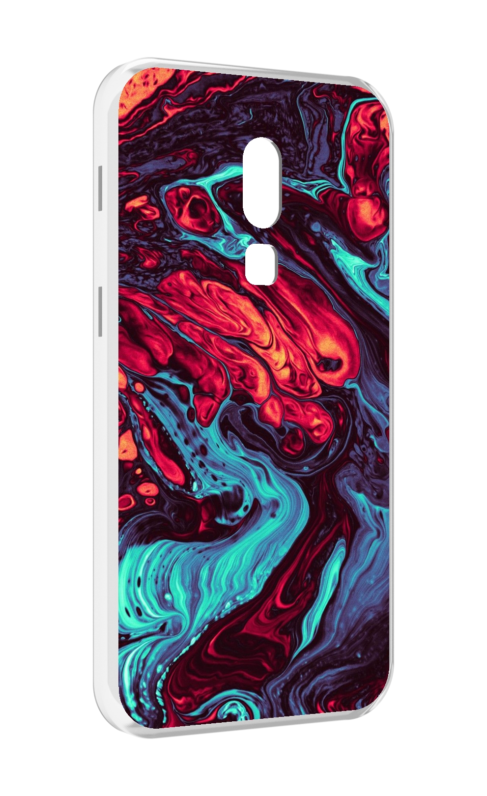 

Чехол MyPads разбавленная краска для Meizu V8, Прозрачный, Tocco