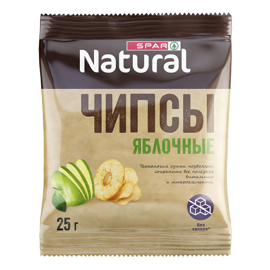 

Чипсы фруктовые Spar Natural из кисло-сладких яблок 25 г