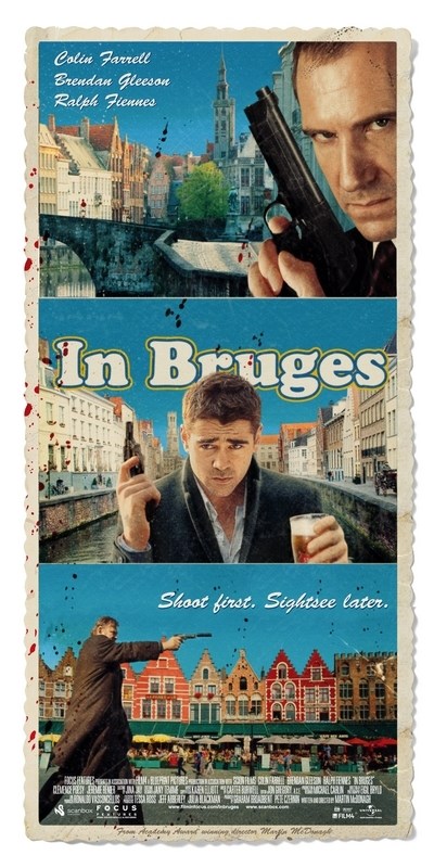 

Постер к фильму "Залечь на дно в Брюгге" (In Bruges) Оригинальный 50,8x101,6 см