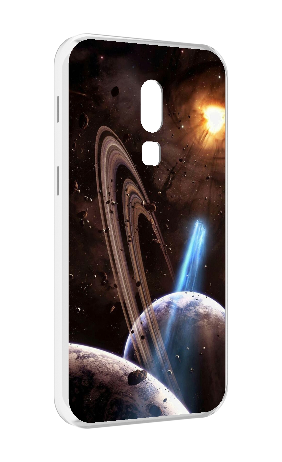 

Чехол MyPads сатурн в космосе для Meizu V8, Прозрачный, Tocco