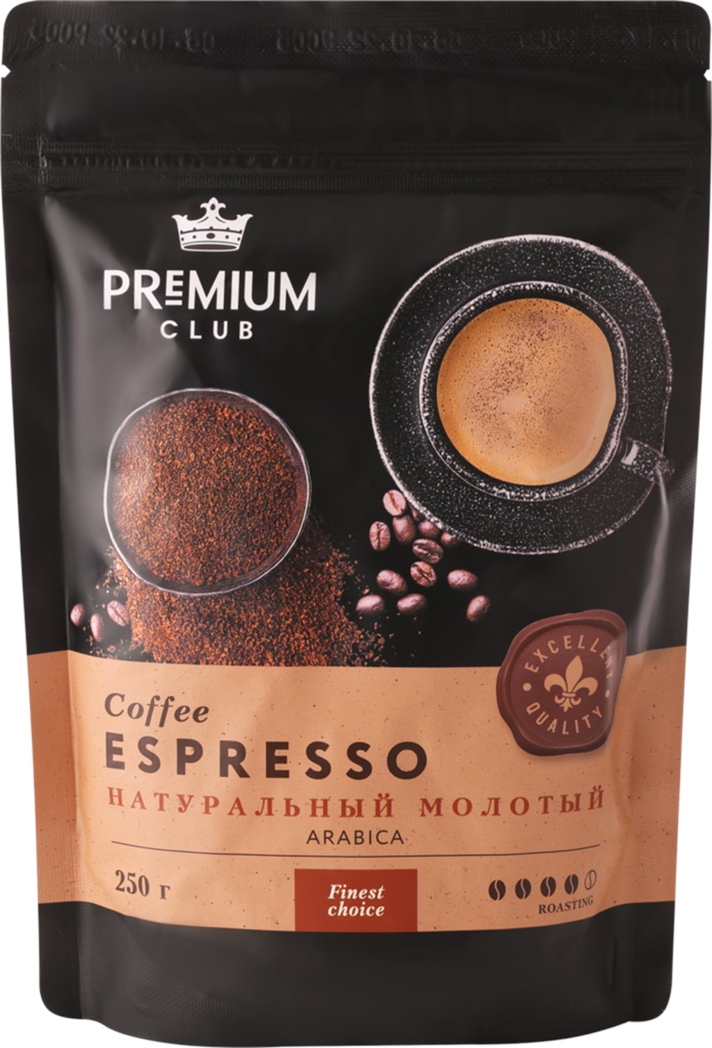 

Кофе Premium Club Espresso молотый 250 г