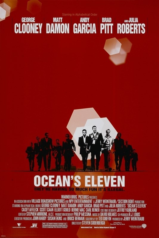 

Постер к фильму "Одиннадцать друзей Оушена" (Ocean's Eleven) A4