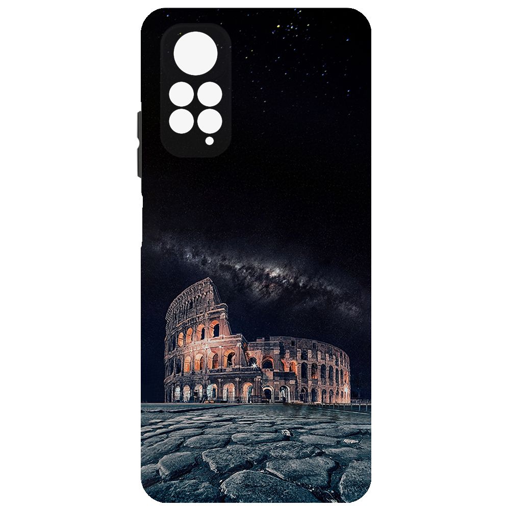 

Чехол-накладка Krutoff Soft Case Италия, Колизей для Xiaomi Redmi Note 11 Pro черный