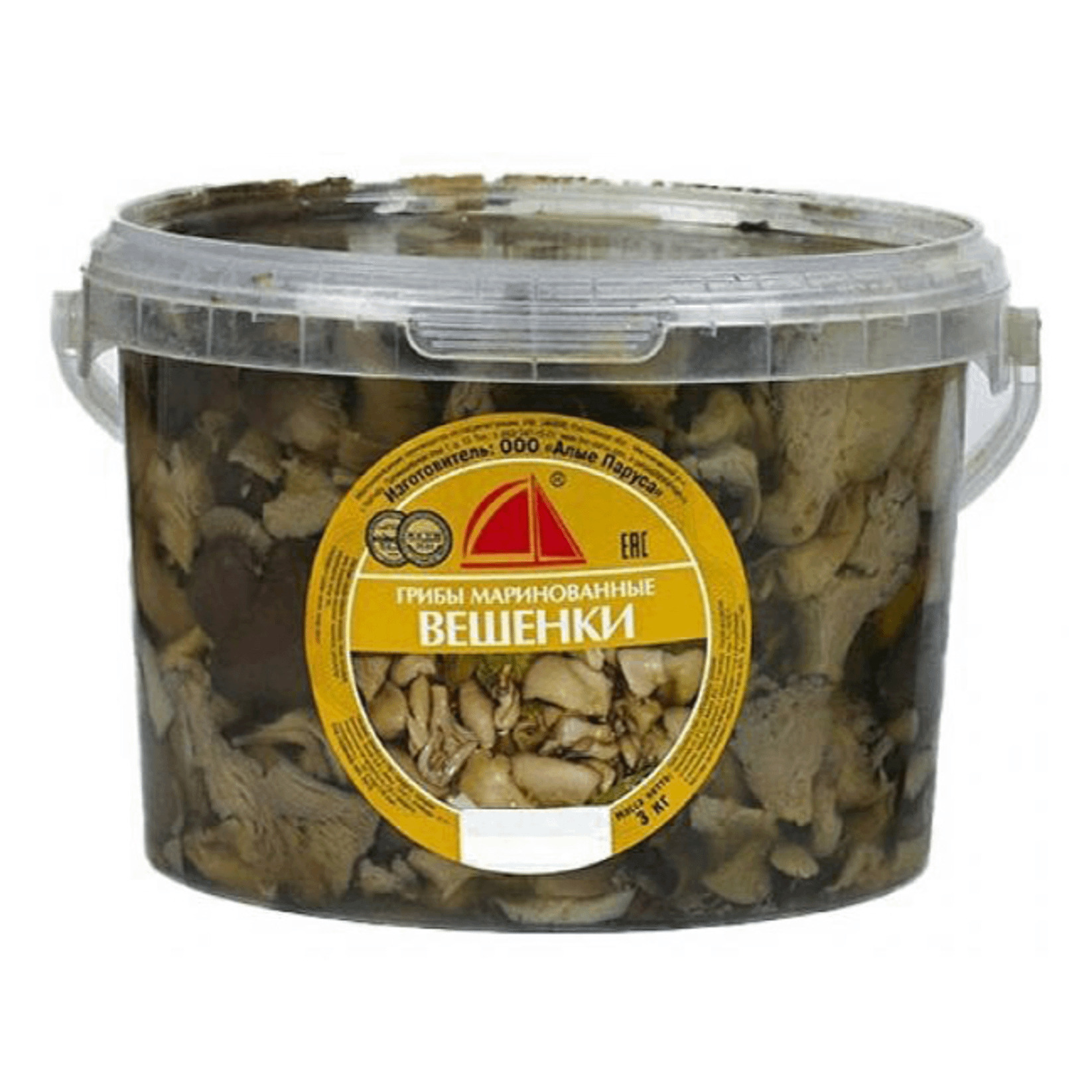 

Вешенки Алые Паруса маринованные 850 г