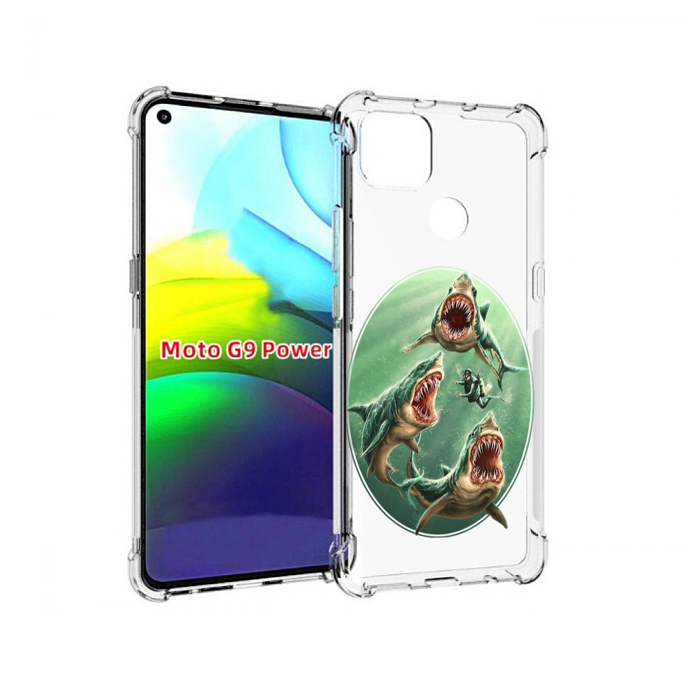 

Чехол MyPads синяя бездна для Motorola Moto G9 Power, Прозрачный, Tocco