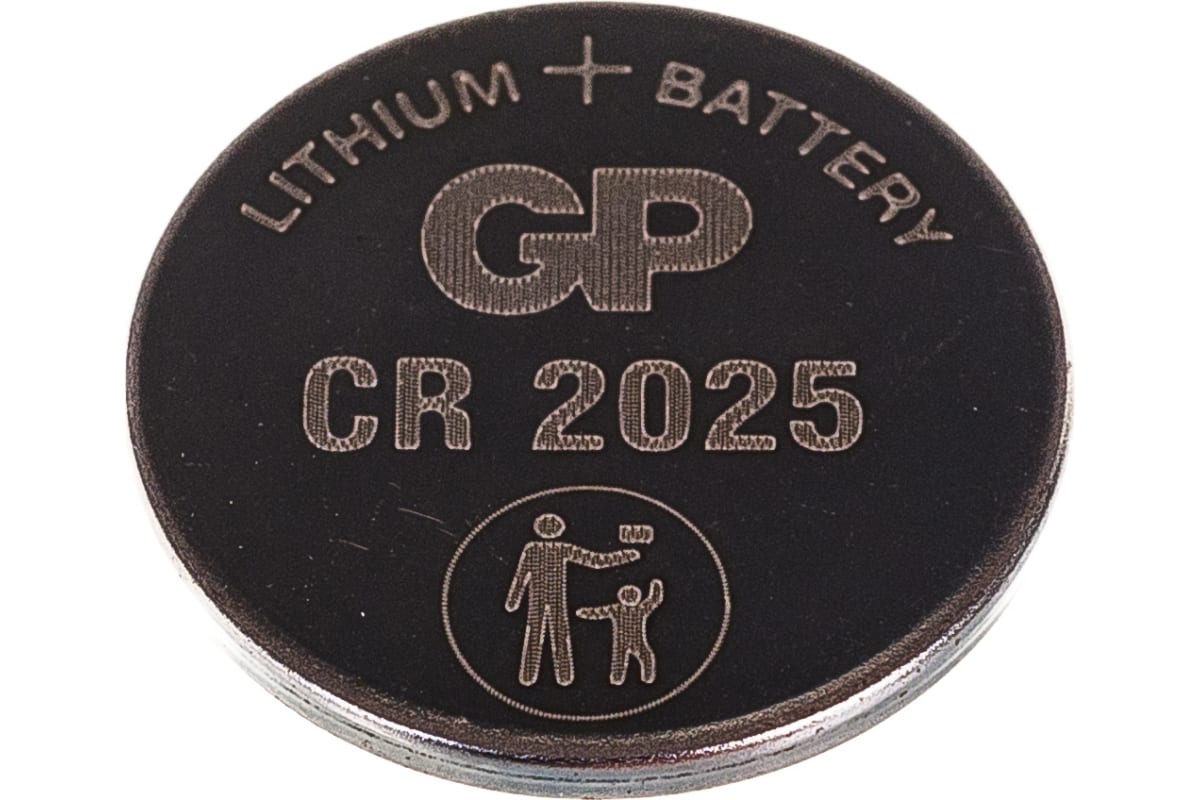 

Батарейка Gp Cr2025 Bl1 Lithium 3V (1/10/600) GP BATTERIES арт. GP CR2025-7CR1