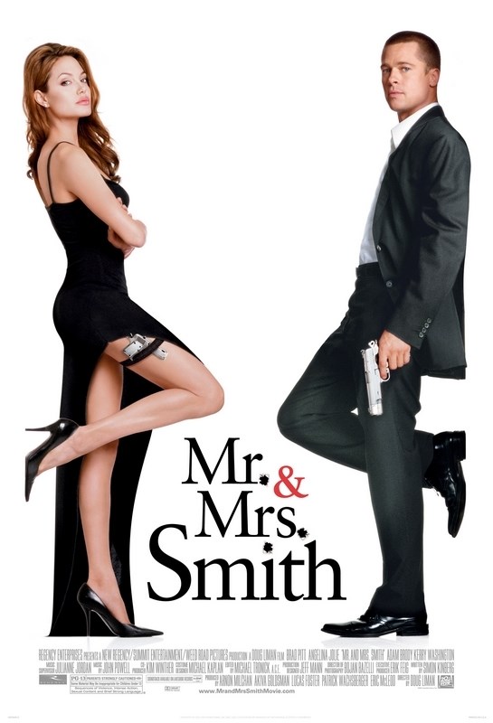 

Постер к фильму "Мистер и миссис Смит" (Mr. & Mrs. Smith) A2
