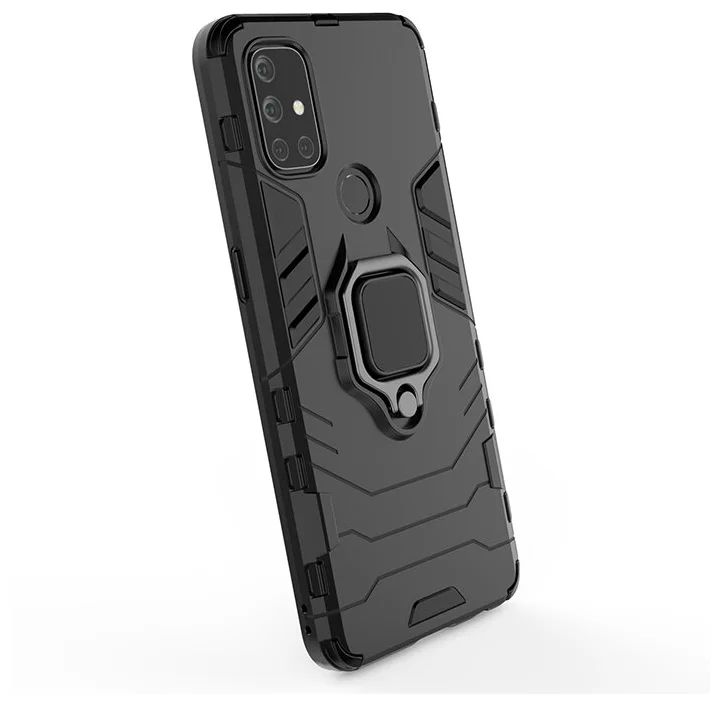 

Противоударный чехол с кольцом Panther Case для OnePlus Nord N10 5G, Черный