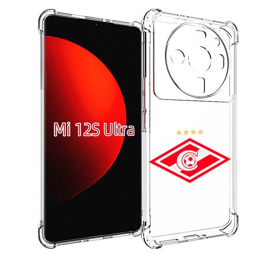 

Чехол MyPads фк спартак 1 для Xiaomi 12S Ultra, Прозрачный, Tocco