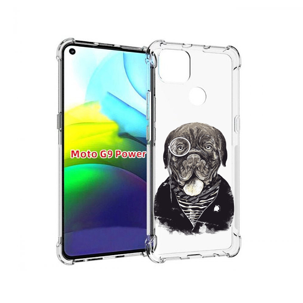 

Чехол MyPads солидный песик для Motorola Moto G9 Power, Прозрачный, Tocco