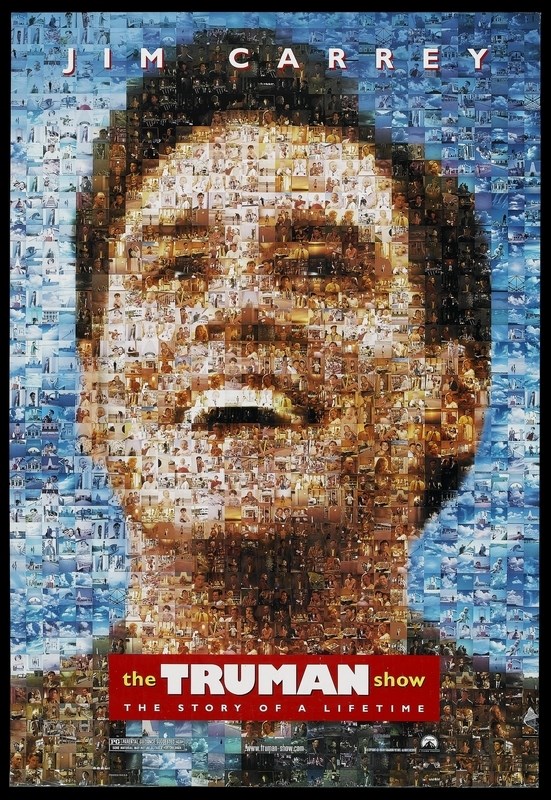 

Постер к фильму "Шоу Трумана" (The Truman Show) Оригинальный 68,6x101,6 см