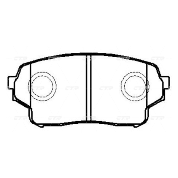 

Колодки тормозные дисковые Suzuki Grand Vitara I/Grand Vitara II 01>15 CTR CKS13