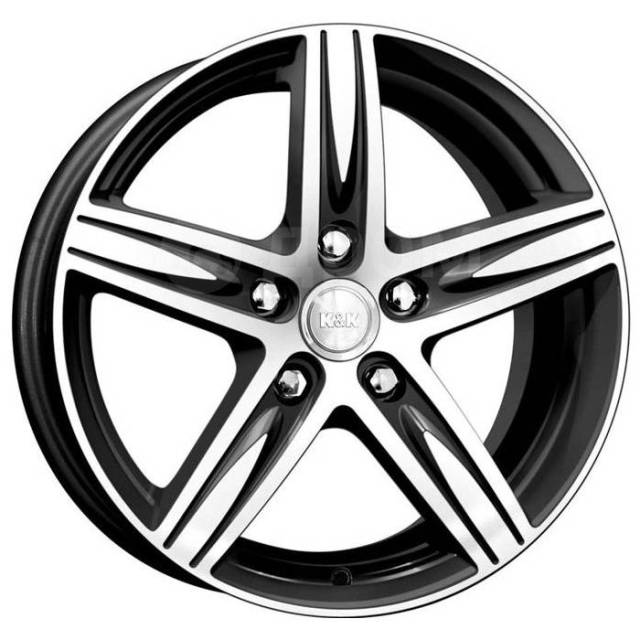 

R16 5X114,3 6,5J Et40 D66,1 K&K Андорра Алмаз Черный (Кс454) K&K арт. 4921