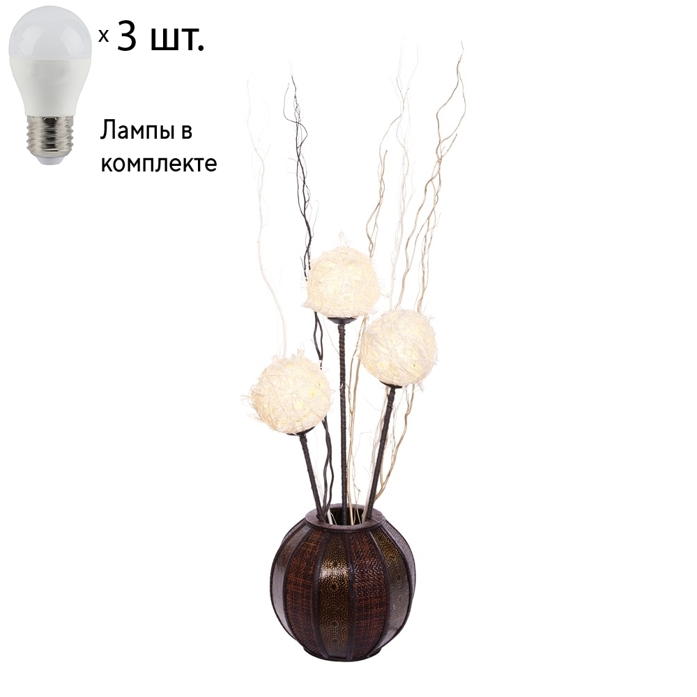 

Настольная лампа с лампочками Velante 579-714-03+Lamps E27 P45