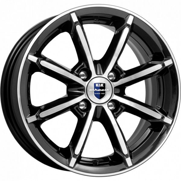 

R14 4X100 6J Et30 D67,1 K&K Sportline Алмаз Черный (Kc603) K&K арт. 13598