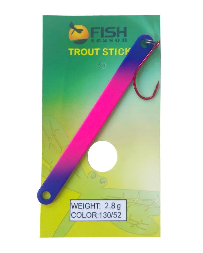 

Блесна Fish Season STICK 2.8 гр. # 052, Розовый;фиолетовый, Stick