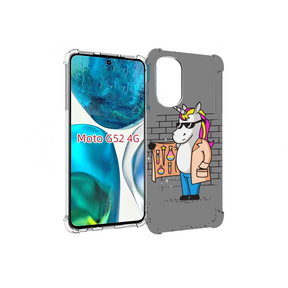 

Чехол MyPads Продавец-единорог для Motorola Moto G82 / Moto G52, Прозрачный, Tocco
