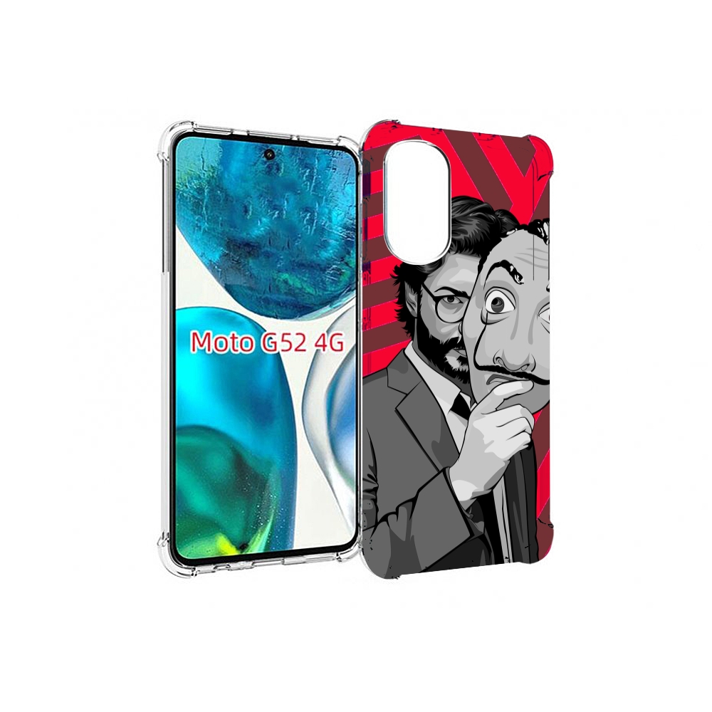 

Чехол MyPads Профессор-бумажый-дом для Motorola Moto G82 / Moto G52, Прозрачный, Tocco